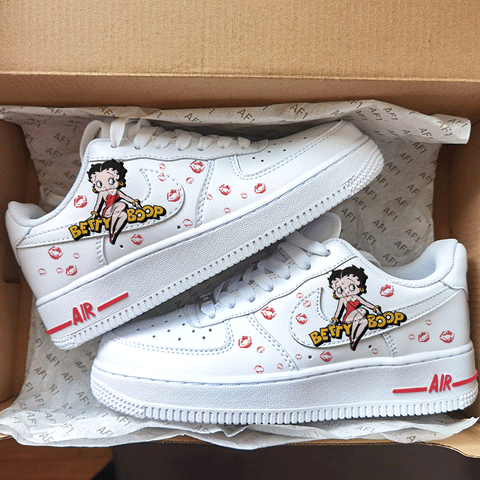betty boop air force ones